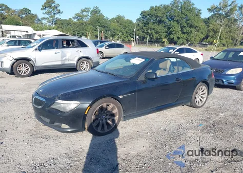 2008 BMW 650I z USA, uszkodzony, nr VIN WBAEB53558CX63241